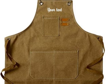 Hairstylist Apron with Pockets Hairdresser Custom Apron for Hair Stylist Customized Apron Personalized Apron for Women Custom Logo Apron