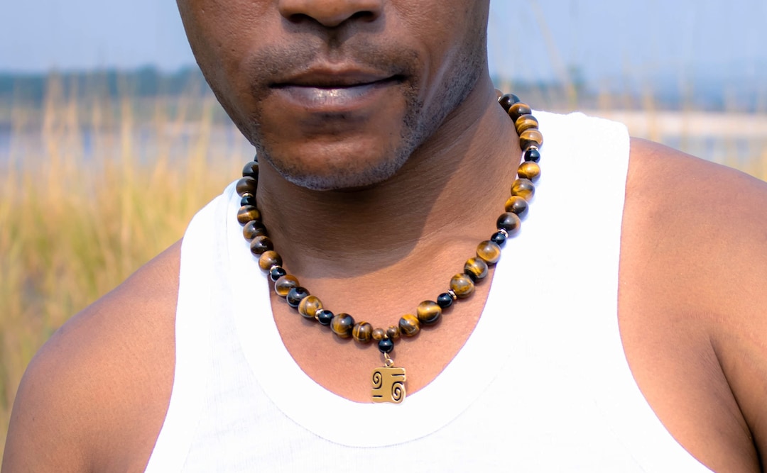 Atiko Adinkra Necklace Symbol Kwatakye Atiko, Bravery and Audacity, in ...