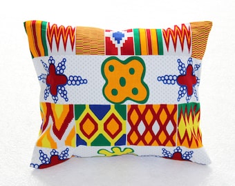 Ethnic printed cushion cover 40 cm X 40 cm. Cushion cover with adinkras patterns.