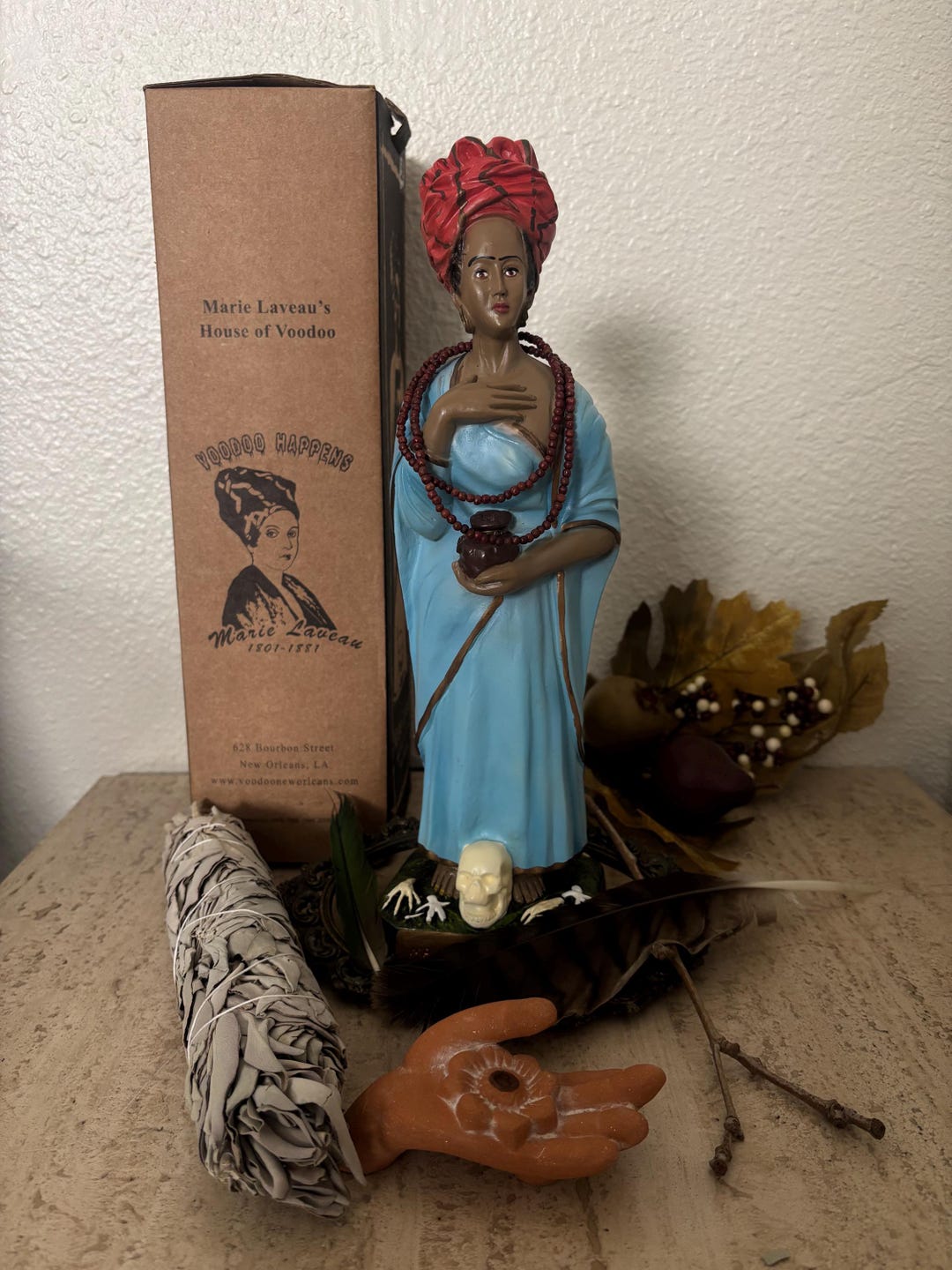 Vintage Marie Laveau Statue New Orleans Voodoo Queen - Etsy