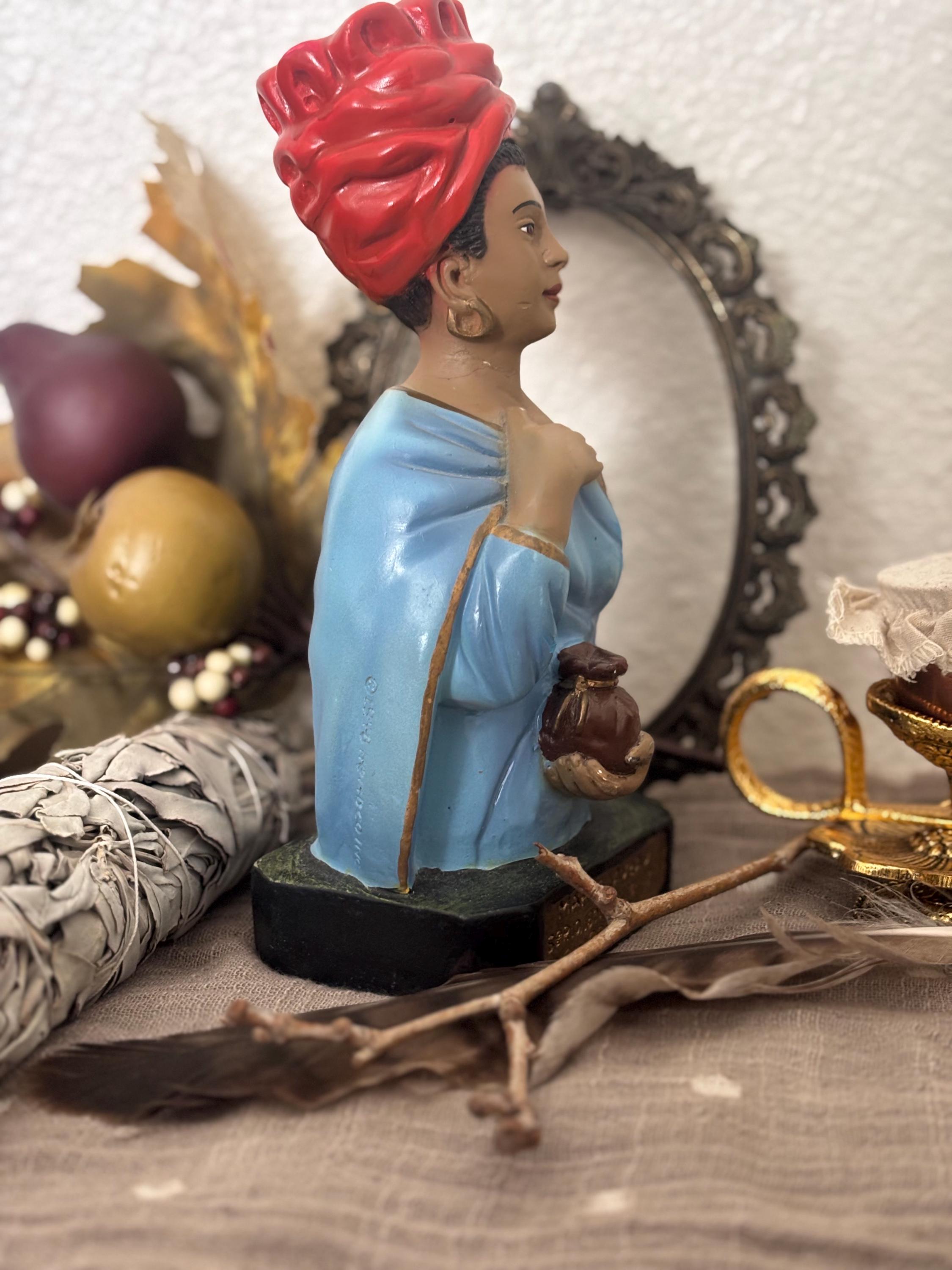 Vintage Marie Laveau Statue Bust New Orleans Voodoo Queen - Etsy