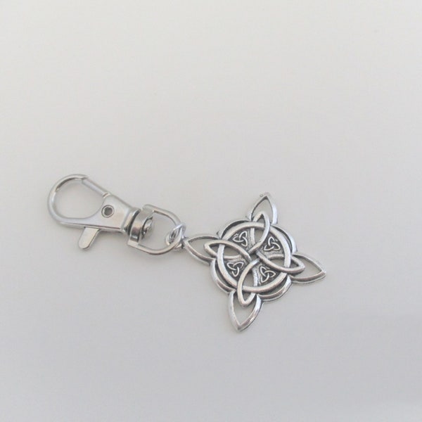 Celtic Cross Knot Keychain