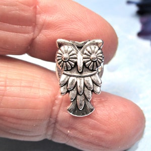 Owl Antique Silver Pin