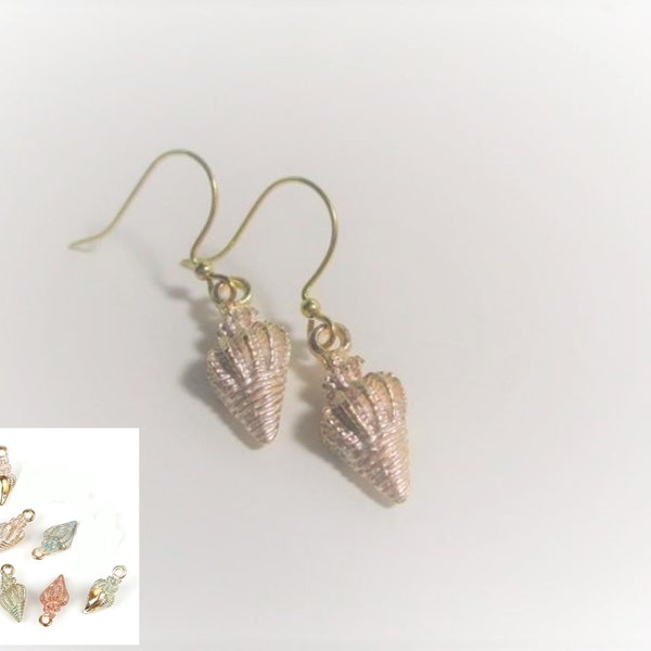 Conch Shell Earrings **4 colors to choose from**