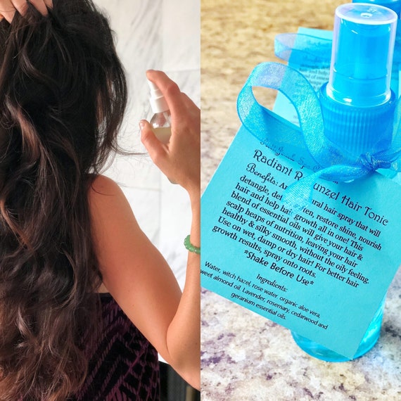 All Natural Rapunzel Hair Growth Tonic Spray 2oz Etsy