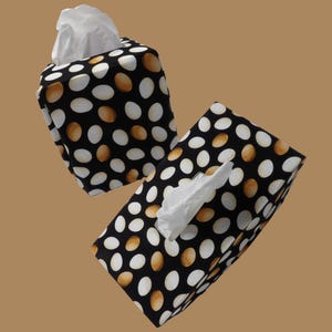 1178 Farmhouse Chicken Egg Tissue Box Covers - Square or Rectangular size - Cotton Fabric