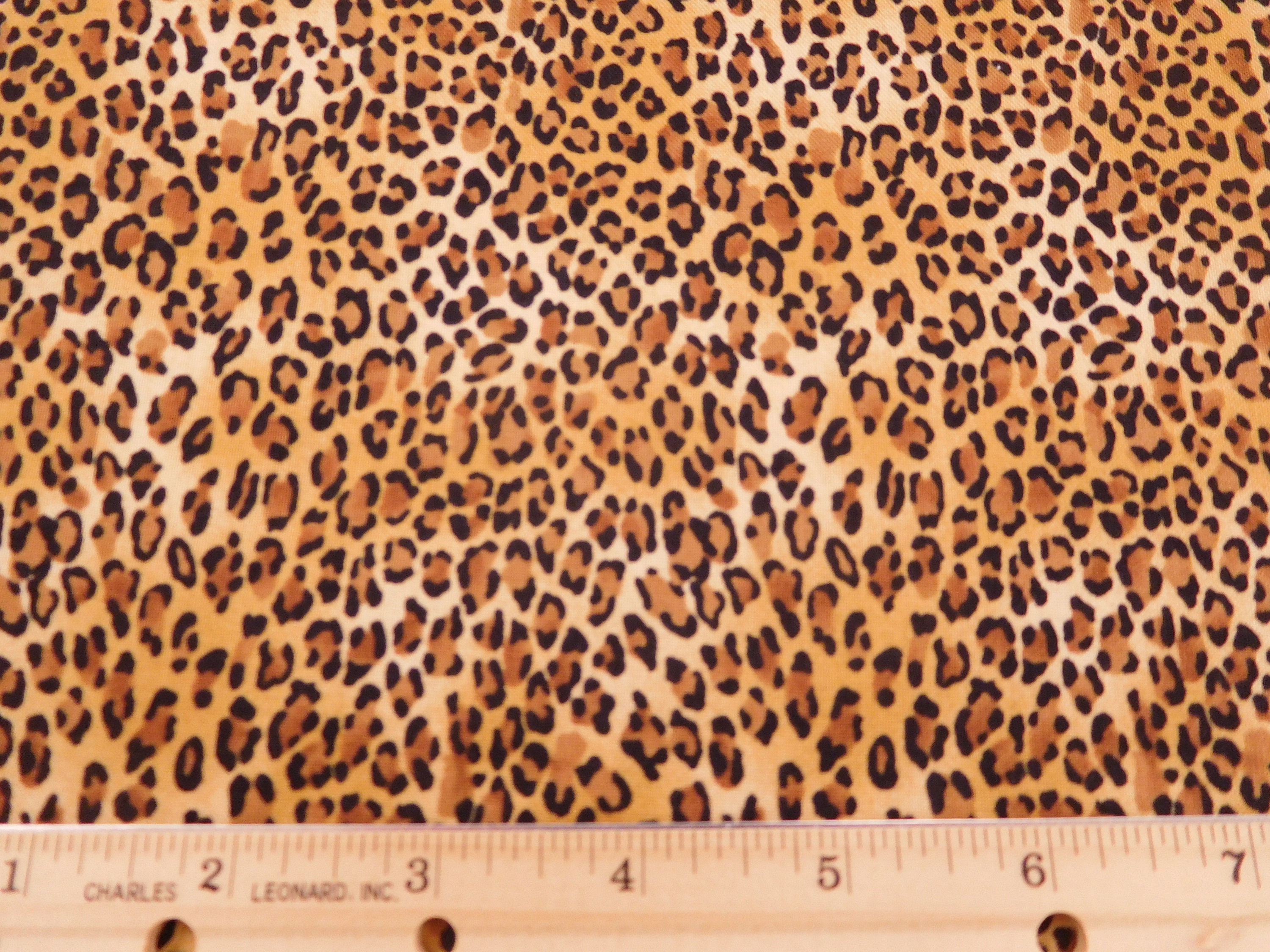 1207 Leopard Print Fabric by the Yard Fat Quarter to Many | Etsy