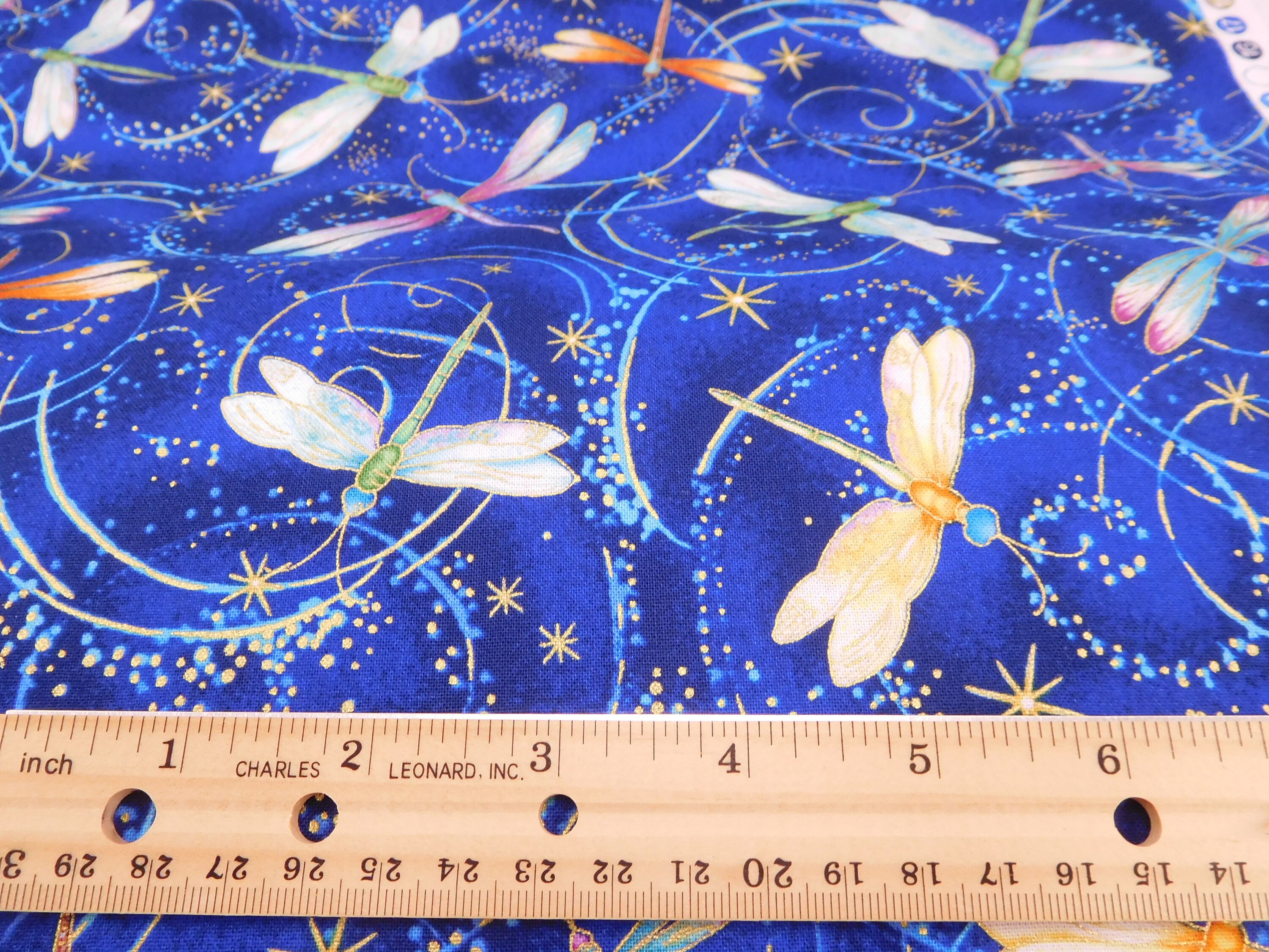 1266 Dancing Dragonflies Cotton Fabric by the Yard Fat Etsy UK