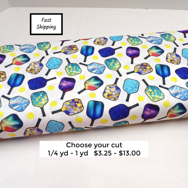 Pickleball Fabric by the Yard Etsy