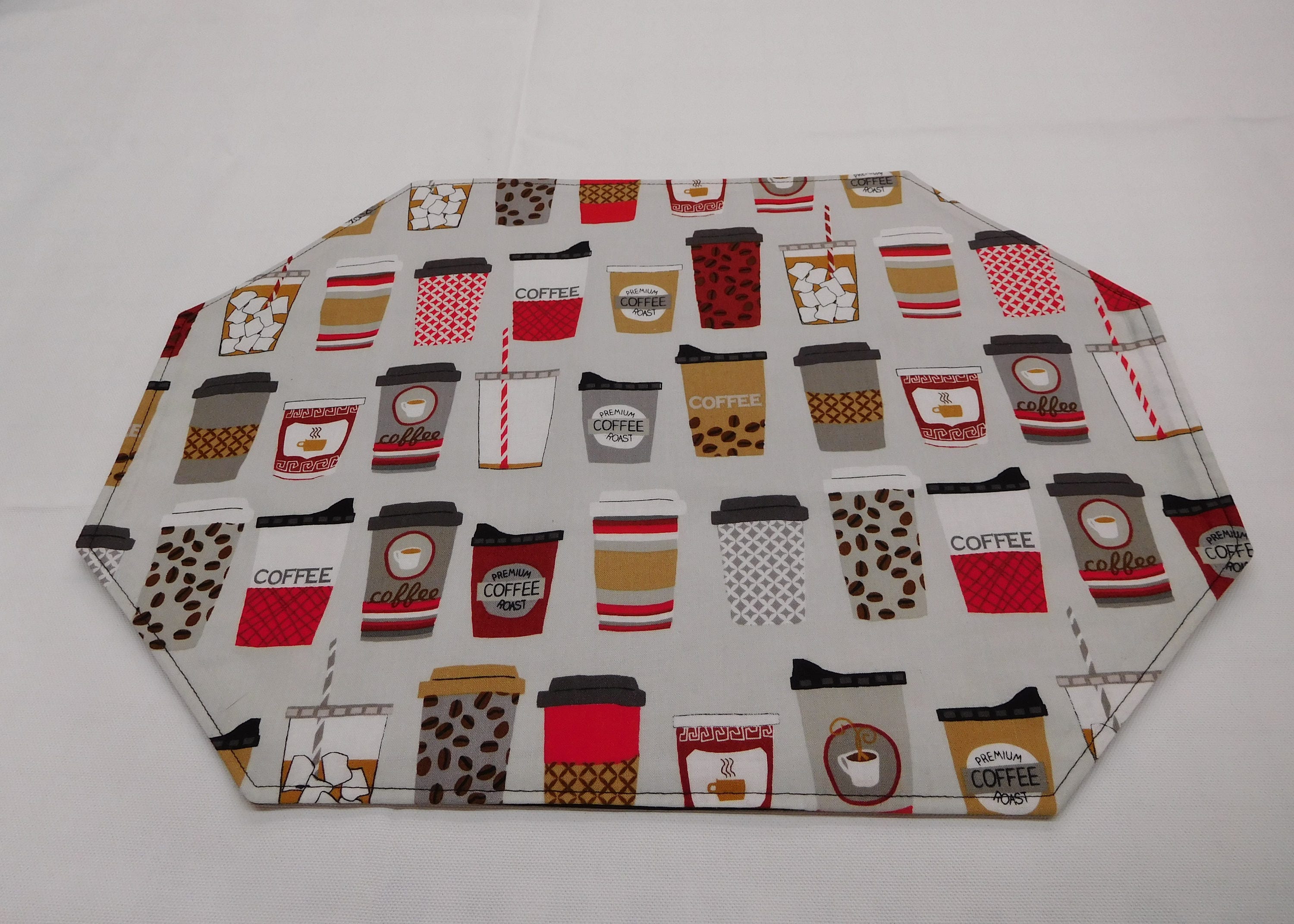 643 Contemporary Coffee Theme Placemat Sets Coffee Lover Etsy