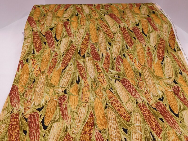 1073 Harvest Corn Fabric Fabric By the Yard Fat Quarters to Etsy