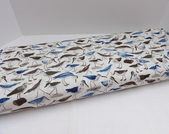 1370 Sandpipers on Beach fabric by the yard; fat quarters, small fabric cuts, Timeless Treasures C8290 cotton fabric; Welcome to the Beach