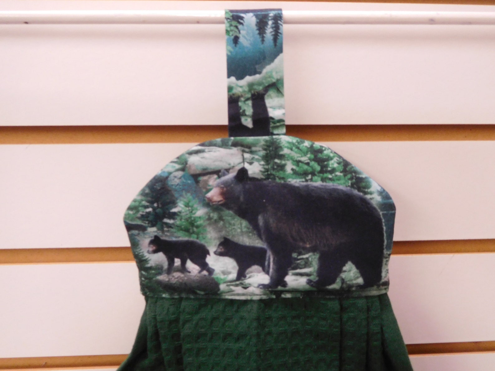 960 Black Bears Hanging Dish Towels Choose Color and Etsy