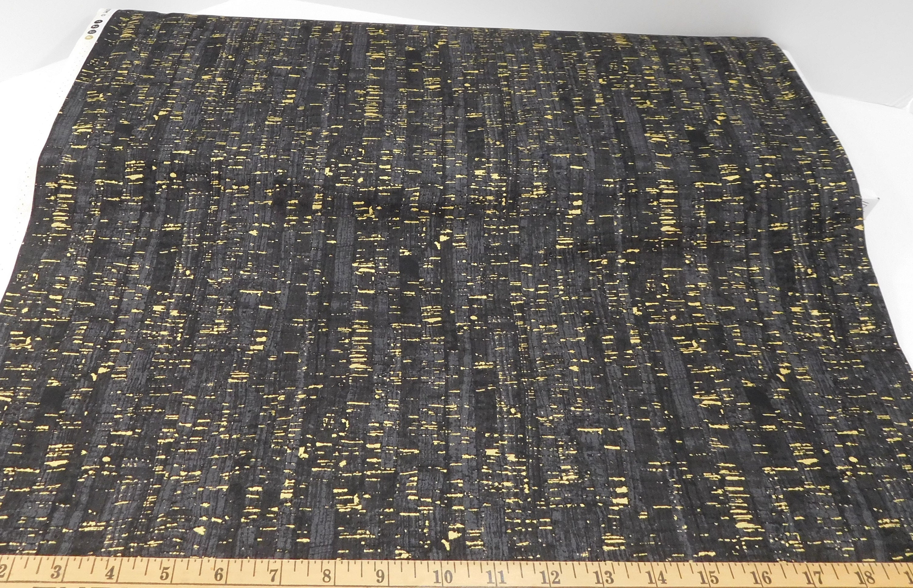 1045 Uncorked Black Metallic Blender Cotton Fabric by the - Etsy