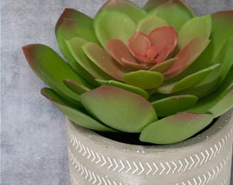 Potted Artificial Succulent Arrangement - Small Home Decor