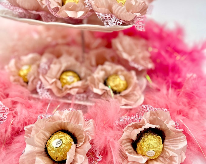 Blush Wedding Decoration & Favors for Guests. Custom Bridal Shower ...