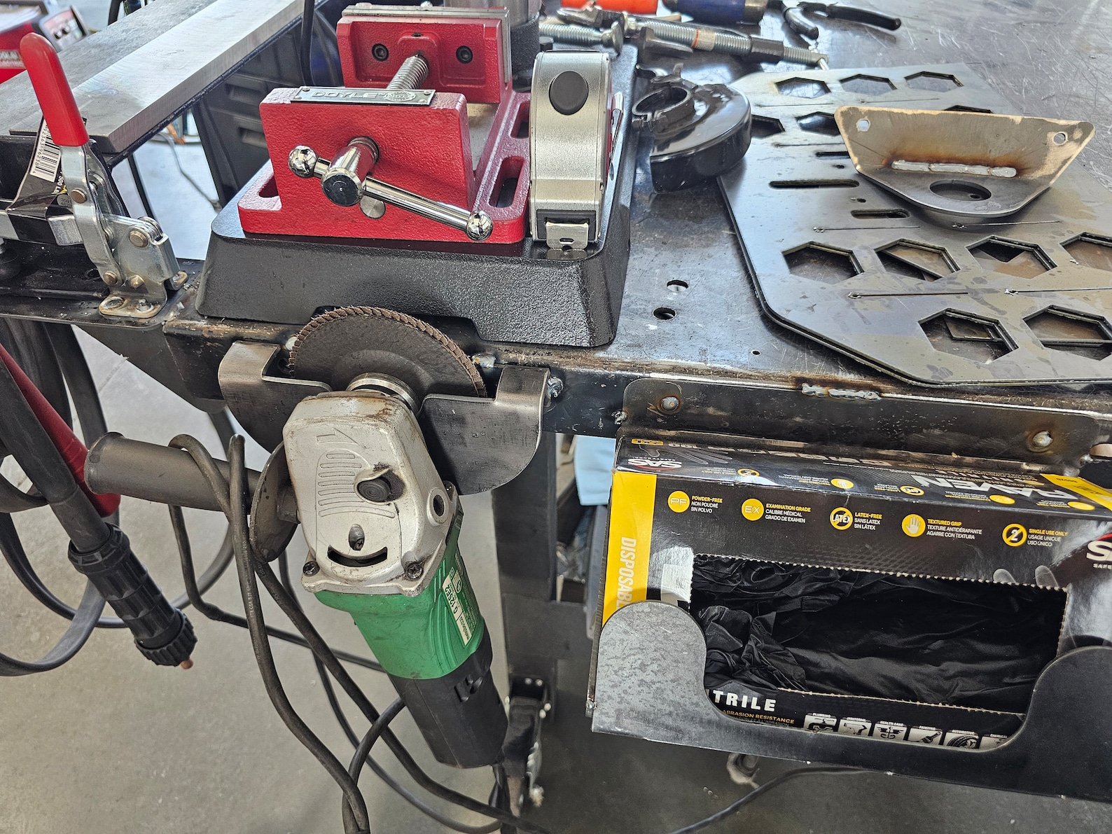 Simple Angle Grinder Mount DXF File Etsy