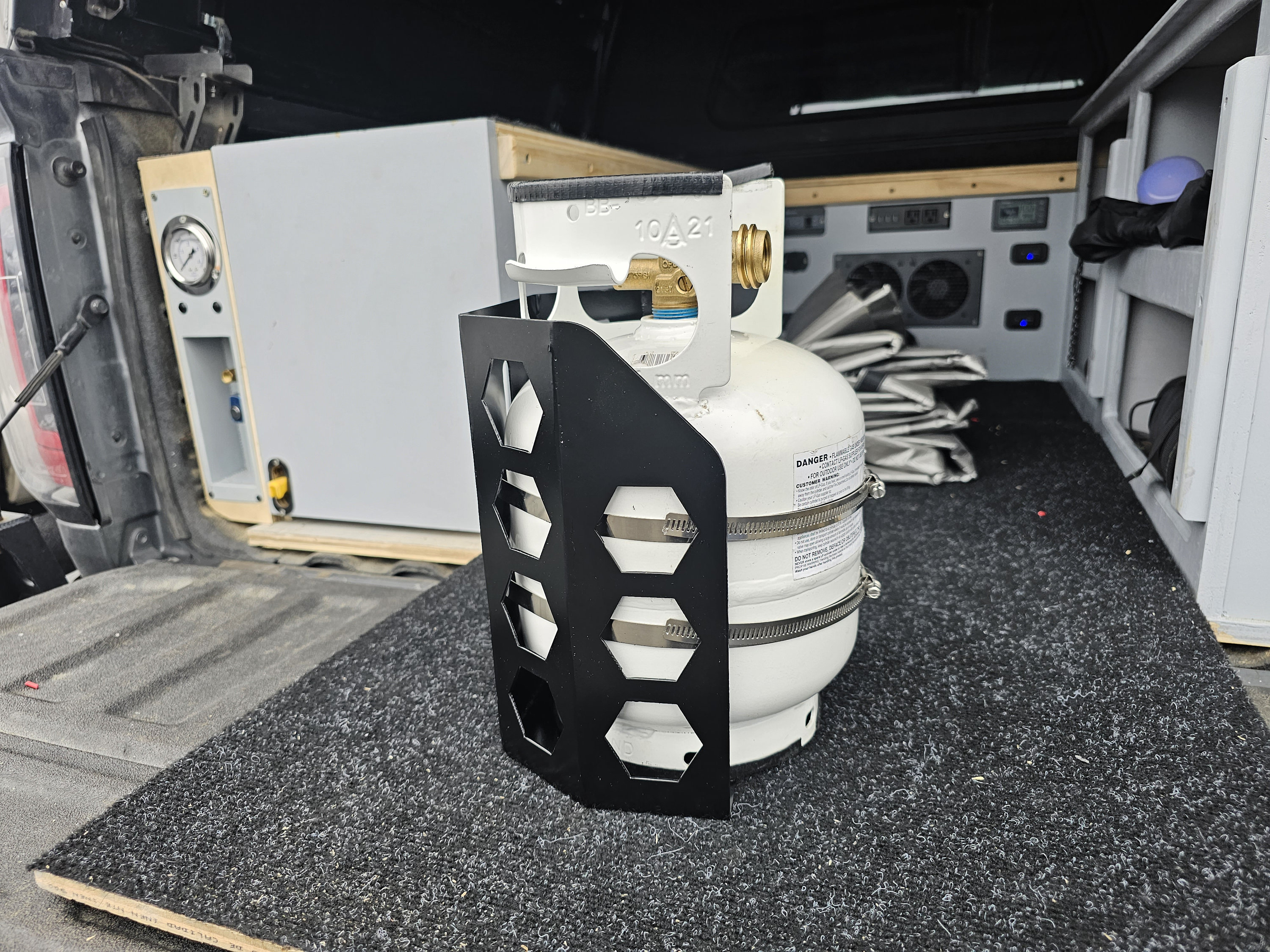 5lb Propane Tank Mount DXF Digital File