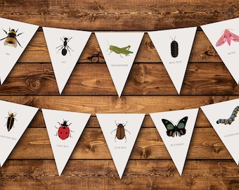 Instant Download Bug Banner | Printable PDF Banner