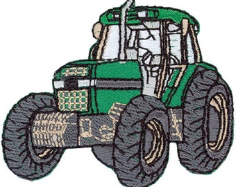 Strijkapplicatie tractor, tractor, patches, naaiaccessoires, patches, applicaties