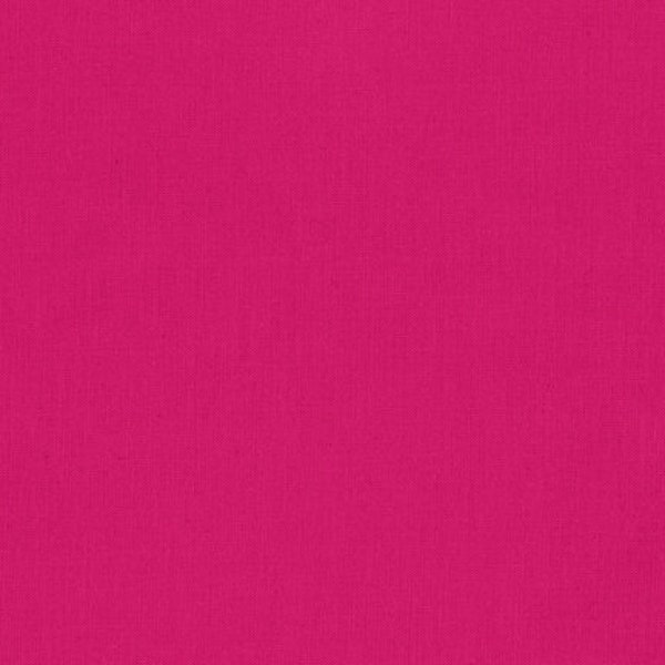 Baumwolle PINK uni, 24 Pomegranate, Robert Kaufman, Kona®, nähen, Baumwollstoff, Patchworkstoff, Stoff, 0,50m