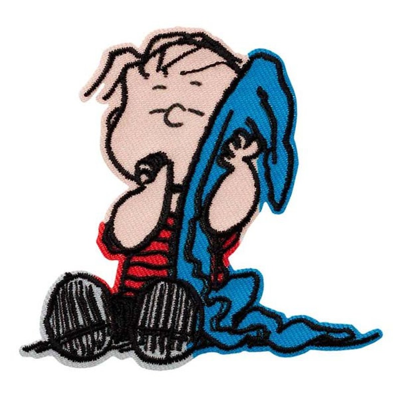 Linus Peanuts strykmärke – Mono Quick Patch, licensierad Peanuts-design, märke för jacka, byxor, väska bild 1