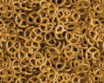 Cotton pretzel snack pretzels, pretzels, salty snacks, pretzels, pretzels, sewing, cotton fabric, fabric, 0.30 m