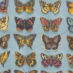 Cotton nostalgia butterflies butterflies sewing, patchwork fabric, fabric, 0.50