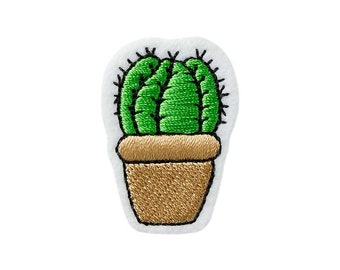 Forme sphérique de cactus, cactus, cactus, plantes de cactus, fleur, patch, application, thermocollant, patchs, patchs, transferts thermocollants, patchs