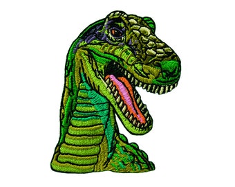 Bügelbild Tyrannosaurus Rex, Dino, Dinosaurier, Patches, Aufbügler, Aufnäher