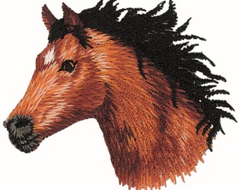 Pferd, Pferdekopf, Horse, Patches, Bügelbilder, Flicken, Aufbügler