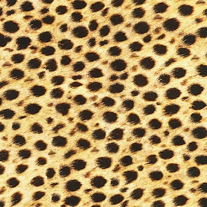 Könnte beinhalten: Ein nahtloses Muster aus schwarzen Flecken auf einem hellbraunen Hintergrund, das an einen Leopardenprint erinnert.