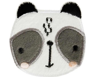 Animaux de safari, panda thermocollant, patch, applique, coudre