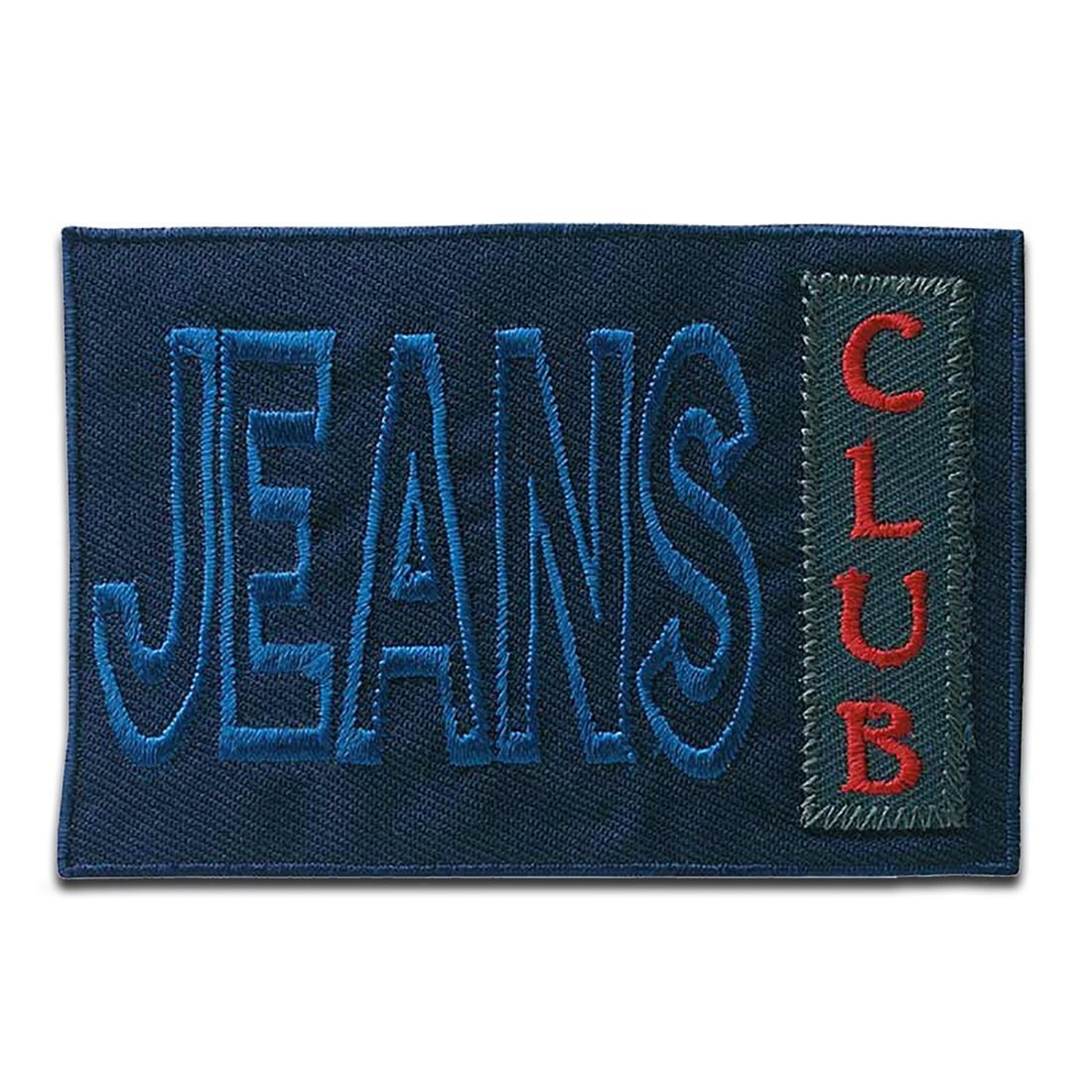 grens Zeehaven Transistor JEANS CLUB Denim Jeans Active Label Logo Emblem - Etsy