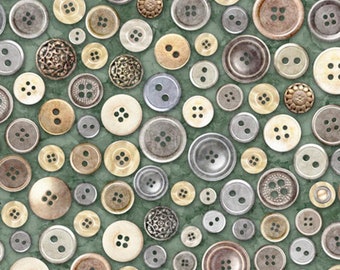 Cotton Buttons Button Sewing Supplies Fastener Sewing Patchwork Fabric Fabric 0.50m
