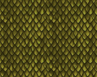 Cotton fabric dragon scales dragon skin green fantasy patchwork fabric quilt sewing bags decoration fabric by the meter 0.3 m
