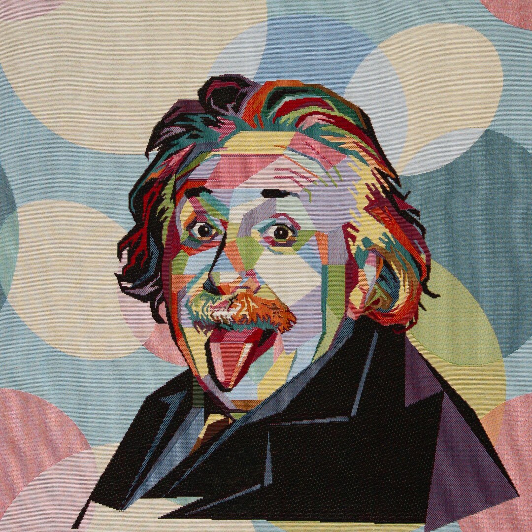 Gobelin Panel Albert Einstein, 3x, Sew, Fabric - Etsy