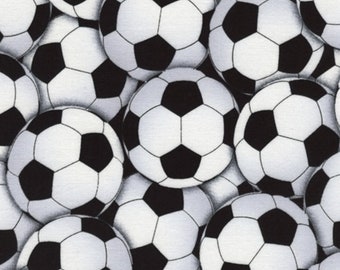 Baumwolle FUSSBALL, Fußball, nähen, Patchworkstoff, Webware, Stoff, 0,35m