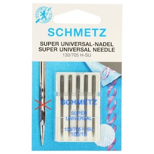 SCHMETZ super universal, machine needles, NON-STICK COATING, 5 needles 100-16, sewing accessories, haberdashery