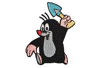 The Little Mole iron-on transfer, appliqué, patch, patch