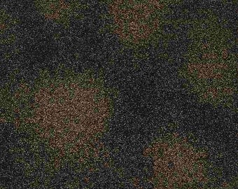 Tela de algodón «Negro Brillante» – Tela metálica de diseño Timeless Treasures, negra con un elegante brillo, ideal para patchwork, colchas y bolsos.