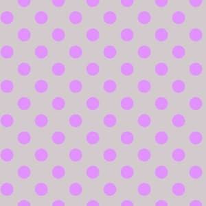Könnte beinhalten: Ein nahtloses Muster aus hellvioletten Punkten auf hellgrauem Hintergrund.