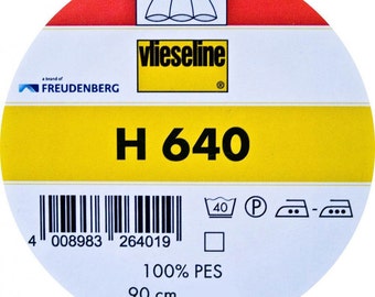 VOLUMENVLIES H 640, white, fleece, fleece line, can be ironed on, sew, Freudenberg, 0.30 m