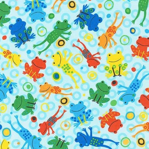 Frog fabric sale