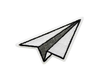 Thermocollant Origami Avion PAPIER FLYER Jet Aviator Patch Applique Iron-On Patches Patches