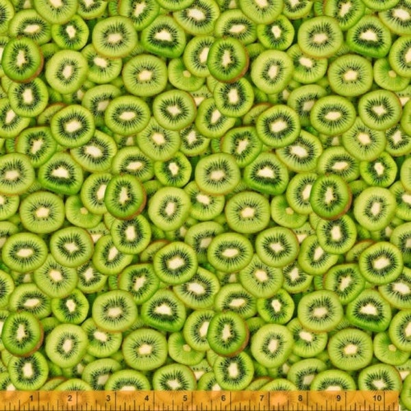 Cotton kiwi kiwi fruit berry fruit sewing, cotton fabric, patchwork fabric, fabric, 0.50 m