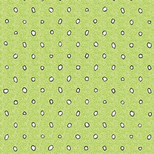 Könnte beinhalten: Ein grüner Hintergrund mit einem Muster aus weißen Kreisen.