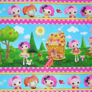 Cotton girl heart, flowers, sewing, cotton fabric, patchwork fabric, fabric, 0.50 m
