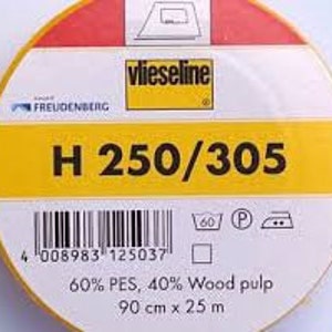 Vlieseline H250/ 305, H 250, weiß, nähen, Freudenberg, Nähzutaten, 0,30m Bild 1