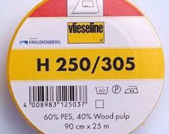 Vlieseline H250/ 305, H 250, weiß, nähen, Freudenberg, Nähzutaten, 0,30m